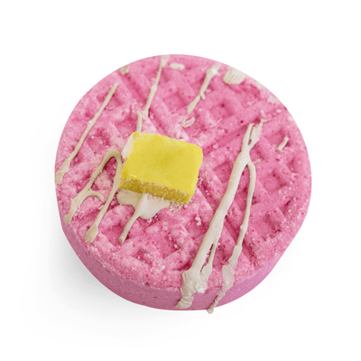 Cotton Candy Waffle Shaped Bath Bomb